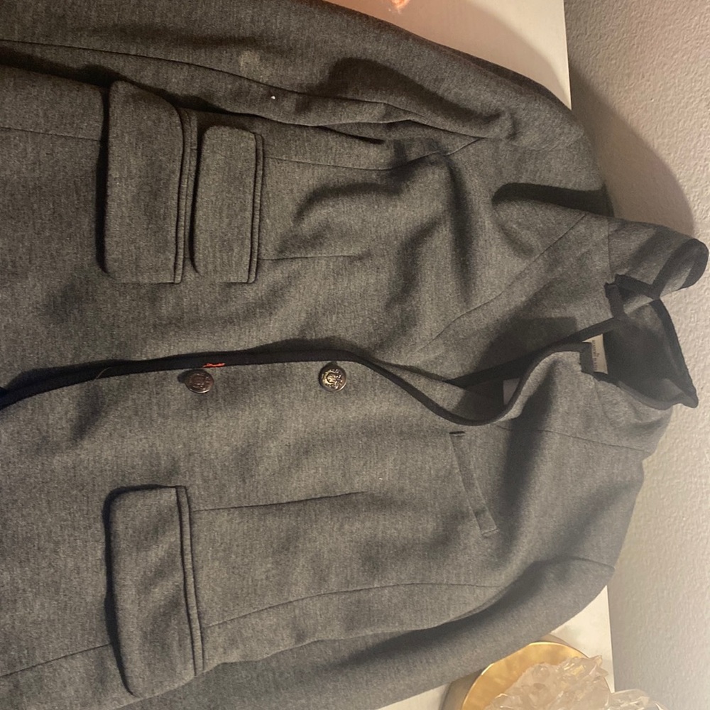 Grey blazer, GAP.